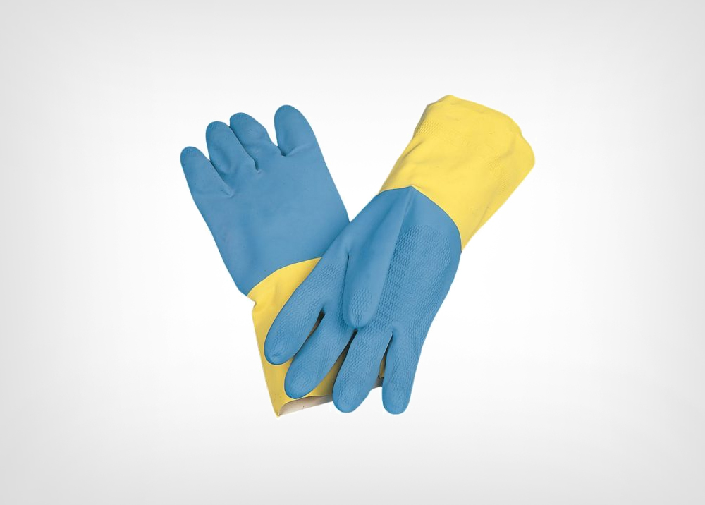 Neoprene over Latex Chemical Resistant Gloves