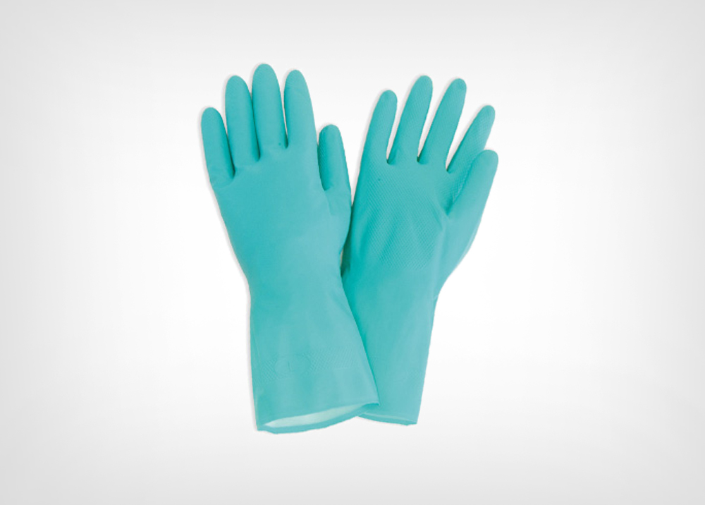 Nitrile Flocklined Chemical Resistant Gloves