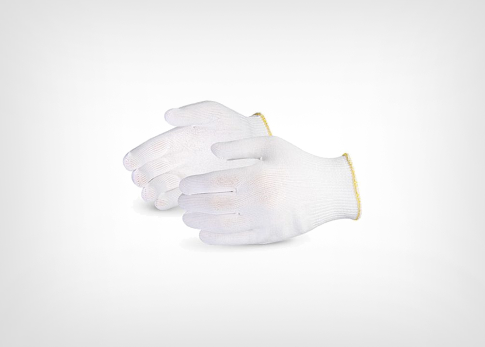 Nylon Knitted Lint free Gloves